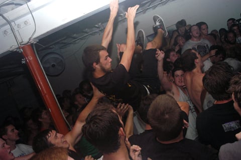 crowd surf