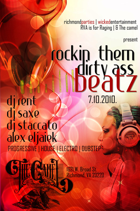 DJ Rent, Saxe, Staccato, and Alex Eljaiek at The Camel July 10th