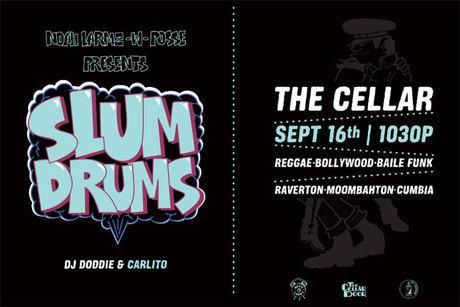 Slum Drums in The Cellar 2NITE !!