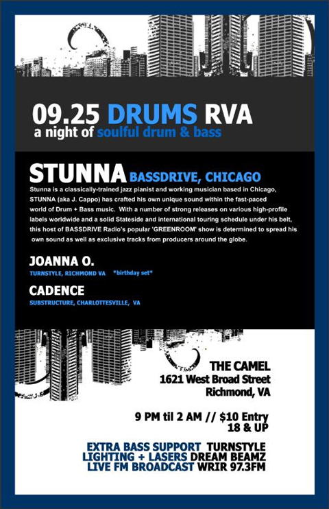 DRUMS! Feat Stunna, with Joanna O. + CADENCE
