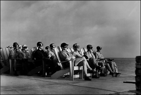 spectators waiting for the show
