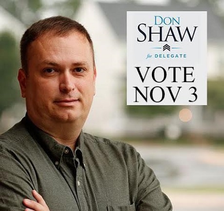 Democratic candidate for delegate Don Shaw to advocate for women’s and LGBTQ rights to unseat Bob Marshall in Virginia’s 13th House District