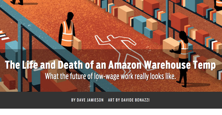 The death of a Chester Amazon.com worker examined in HuffPo long form piece