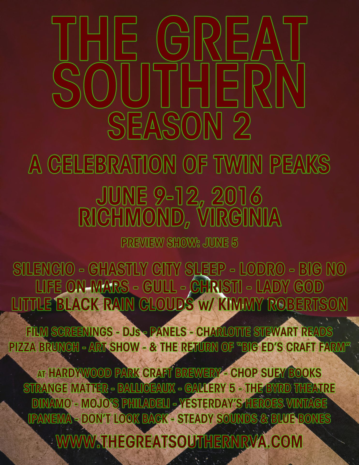 Twin Peaks-inspired festival, ‘The Great Southern’ returns to Richmond in June