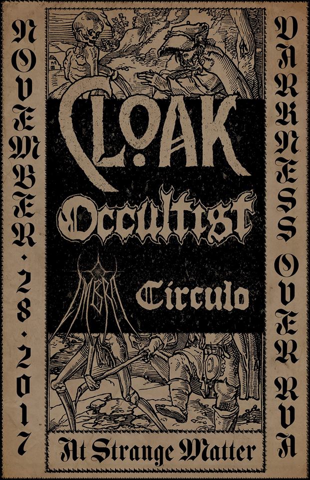 Cloak, Occultist, Embra, R-Complex @ Strange Matter