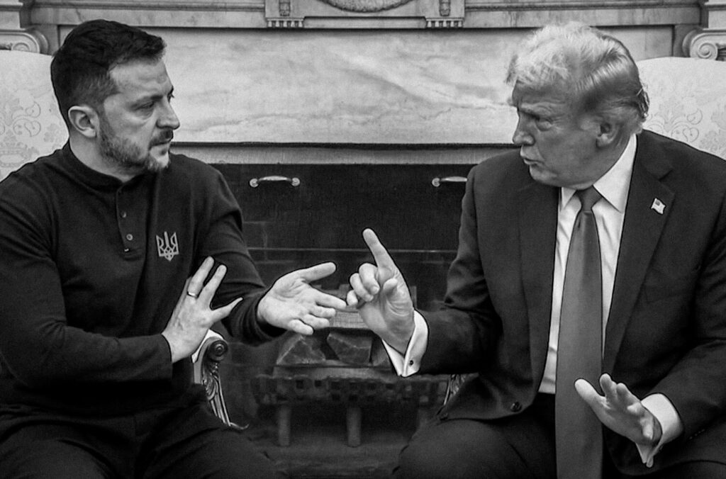 Trump-and-Zelensky-by-Landon-Shroder_RVA-Magazine-2025