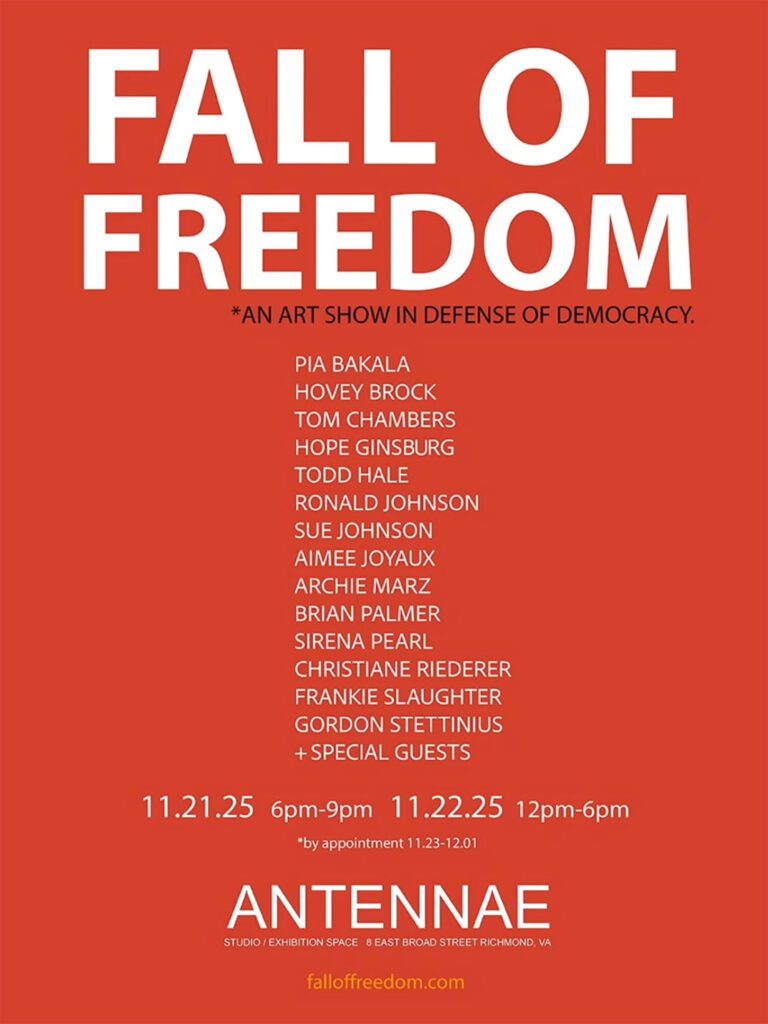 Fall of Freedom art show_Antennae Gallery_Todd Hale_RVA Magazine 2025