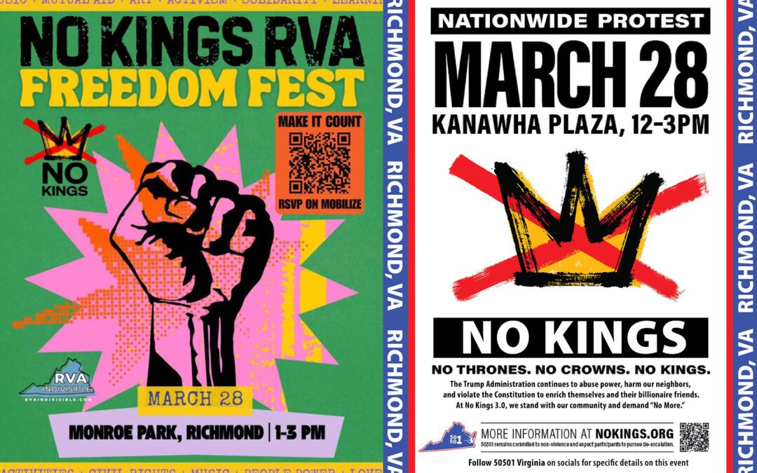 Richmond “No Kings” Protest Returns on March 28