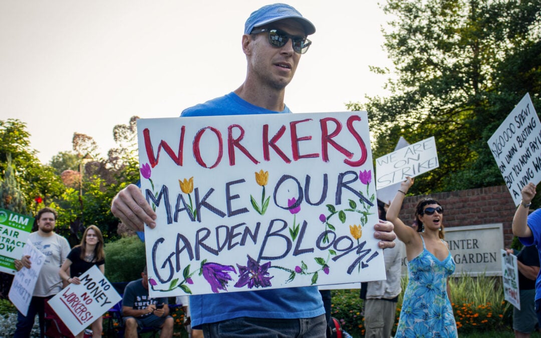 Dispatch from the Lewis Ginter Picket Line
